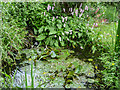 Pond in Garden, Quendon Drive, Waltham Abbey, Essex