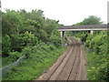 Bridge 79A carries the A57 over the railway connecting Shireoaks East Junction and Woodend Junction