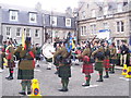 Pipebands in Huntly