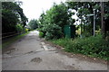 Footpath and entrance to Road Farm