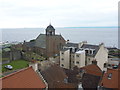 Fife Townscape : Over The Roofs To Kinghorn Parish Church