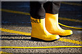 J5082 : Yellow boots, Bangor by Rossographer