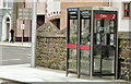 J0053 : Two telephone boxes, Portadown by Albert Bridge