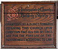 St Michael, Leaden Roding - ICBS board