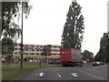 Approaching Berkeley roundabout from A18