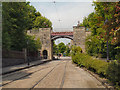 SK3455 : The Bowes-Lyon Bridge Crich Tramway Village by David Dixon