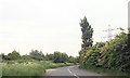 B1216 approaching pylons north of Gunness