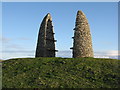 NB4832 : The Aignish Farm Raiders memorial by M J Richardson
