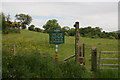 Peak & Northern Footpath Society sign no. 27