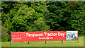 J4180 : "Ferguson Tractor Day" poster, Cultra, Holywood by Albert Bridge