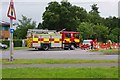 Forge Recycling (2) - Fire Engine waiting to enter premises, Stourport Road, Kidderminster