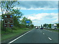 A77 nears Meiklewood Interchange