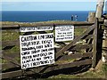 A gate on the way to Fast Castle