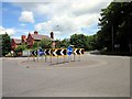 SJ4754 : The Broxton Roundabout by Jeff Buck