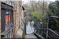 Flooded footpath