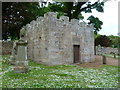 "Deid Hoose" in Crail Kirkyard