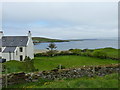 Looking across the Bay of Ollaberry, Shetland