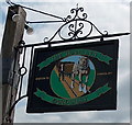 Name sign outside The Tram Inn, Eardisley