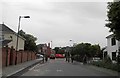 TA2605 : Give way to oncoming vehicles, Southfield Avenue, Scartho by Steve  Fareham