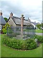 The mercat cross, Kinrossie