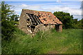 Dilapidated barn, Exalby Road