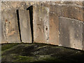 NT0974 : Union Canal Bridge 30 - detail by Alan Murray-Rust
