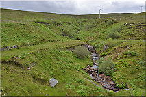 NG7485 : The Allt a' Gamhna above the Melvaig road by Nigel Brown