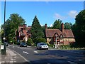 Looking towards the Five Arrows Hotel, Waddesdon