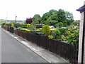 Former allotment gardens, now private