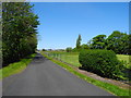 Access road to New Lane Sewage Works