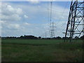 Farmland and power lines