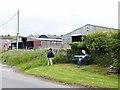 Golfer and onlooker at Fourstones