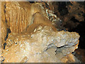 SX7466 : Calcite Flows in Joint Mitnor Cave, Buckfastleigh by Chris Reynolds