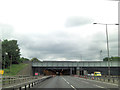 M25 enters Holmesdale Tunnel