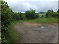 Parking space and a gate with a valley view