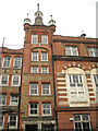 Charles Edward Brooke School: detail of tower