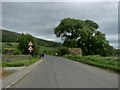 The B6270 on the outskirts of Reeth leading to Reeth Bridge