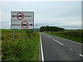 Looking south on the A81