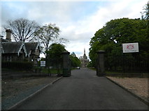 NT2375 : Entrance to Fettes College, Edinburgh by John Lord