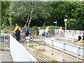 Guild Wheel crossing of the Ribble Steam Railway