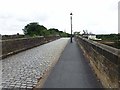 The old cobbled bridge over the River Ribble