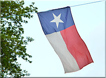 J3774 : The flag of Texas, Belfast by Albert Bridge