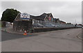 Ysgol Bro Sannan Aberbargoed viewed from the north