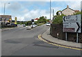 Major road junction in Aberbargoed