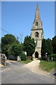 The spire of St Michael