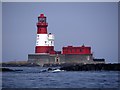 NU2438 : Longstone Lighthouse by Andrew Curtis