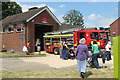 Viewing the Fire Engine at Tring Fire Station