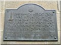 Mercat cross plaque, High Street