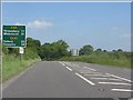 SO4796 : Route confirmatory sign, A49 by Peter Whatley