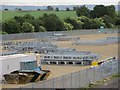 Gantries in the storage area